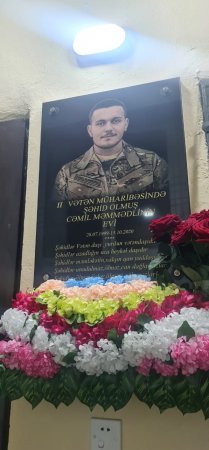 Türkiyə Azərbaycan Qardaşlıq İctimai Birliyi nümayəndələri ilə birlikdə İsmayıllı şəhidimiz Cəmil Məmmədlinin il dönümü ilə əlaqədar ailəsini evində ziyarət etdi
