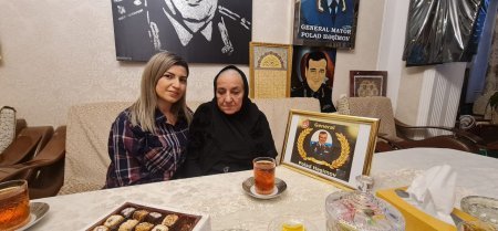 Türkiyə Azərbaycan Qardaşlıq İctimai Birliyi nümayəndələri Şəhid General Polad Həşimovun  ailəsini ziyarət etdi