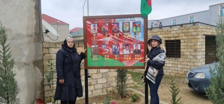 Saray qəsəbəsində  Şəhid Rauf İbadov Məhərrəm oğlunun əvvəl bulaq  açılışında sonra isə Mərasim evində keçirilən  il dönümündə iştirak etmişdir