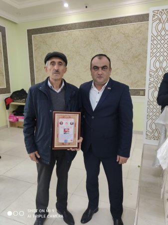 Saray qəsəbəsində  Şəhid Rauf İbadov Məhərrəm oğlunun əvvəl bulaq  açılışında sonra isə Mərasim evində keçirilən  il dönümündə iştirak etmişdir