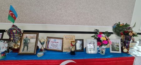 Saray qəsəbəsində Şəhid ailəsi ziyarət edildi