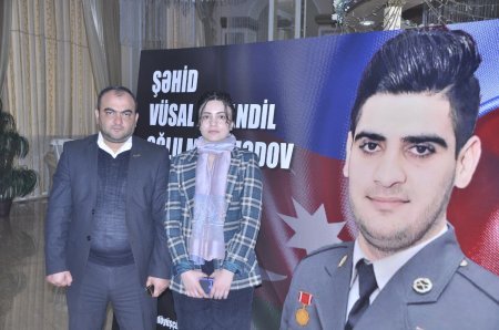 Türkiyə-Azərbaycan qardaşlıq İB Şəhid Vüsal Məmmədovun anım mərasimində iştirak edib