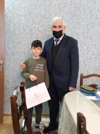 Şəhid övladları ziyarət olunub