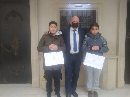 Şəhid övladları ziyarət olunub