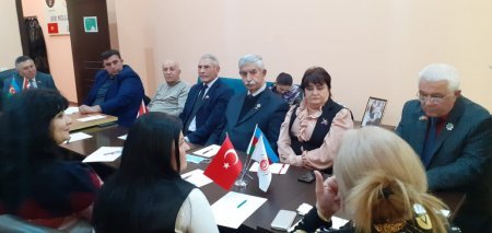 Türkiyə Azərbaycan Qardaşlıq İctimai Birliyinin Bakı şəhər təmsilçiləri ilə  görüşü keçirilib