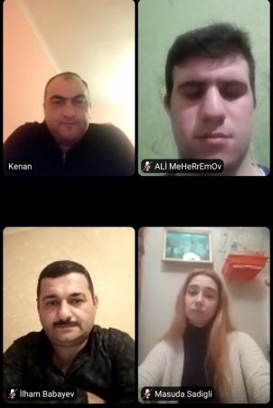 Türkiyə Azərbaycan Qardaşlıq İctimai Birliyinin zoom proqramı vasitəsi ilə ilk iclası keçirilib.