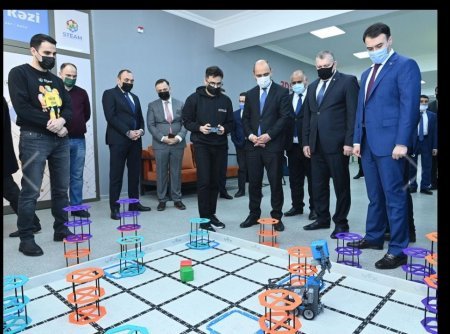 Təhsil naziri Sabirabadda STEAM Mərkəzi və məktəb açılışında iştirak edib 