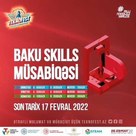 “TEKNOFEST” çərçivəsində   “Baku Skills” müsabiqəsinə start verilib